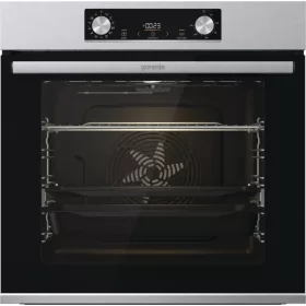   Gorenje BOS6737E13X Beépíthető sütő,inox,ExtraSteam hozzáaadott gőzfunkció, 77 l,AquaClean tisztítás funkció,  gyors felfűtés, AirFry