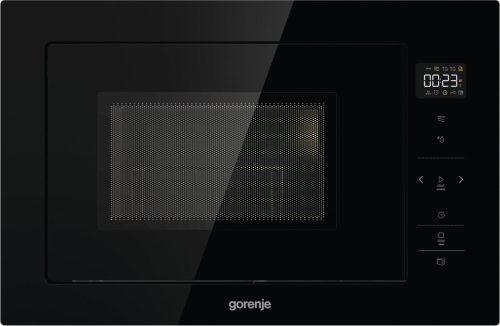 Gorenje BM251SG2BG Beépíthető mikrohullámú sütő, 25 l, grill funkció, automata programok, AquaClean tisztítás, 5 teljesítményfokozat (3 év garancia)