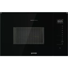   Gorenje BMI251SG3BG Beépíthető mikrohullámú sütő, fekete, 25 L, inverteres, grill funkció,inverteres,5 teljesítményfokozat, 15 program, AquaClean, 3 év garancia