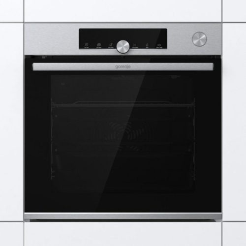 Gorenje BPSA6747A08XWI Beépíthető sütő, 77 l, SteamAssist, Wi-Fi, pirolitikus tisztítás, húshőmérő, érintővezérlés, teleszkópos sütősín, 3 év garancia