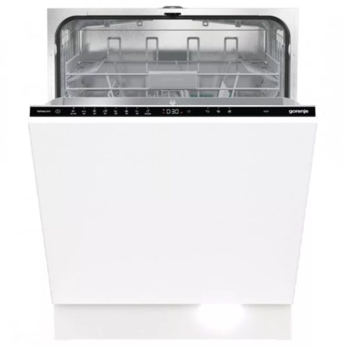 Gorenje GV672C61 Beépíthető mosogatógép, teljesen integrált, 60 cm széles,  14 teríték, 2 kosár, inverteres, TotalDry, Higiénia program, Speedwash, Wi-Fi, 42 dB(A),3 év garancia