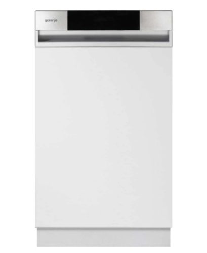 Gorenje GI520E15X  Beépíthető mosogatógép, külső vezérlőpaneles, 45 cm széles,bútorlap nélkül, 9 teríték, 9 L fogyasztás, 5 program, 47 dB zajszint, E energiaosztály, alsó evőeszköztartó kosár