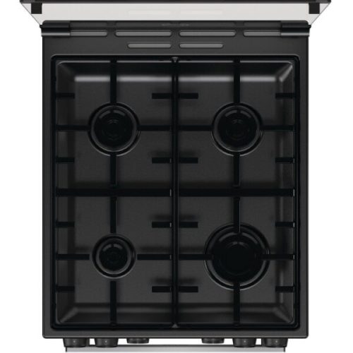 Gorenje GK5C41SH-B kombinált tűzhely szürke szín, teleszkópos sütősínnel, multifunkciós sütő, üveg tető, gyors előmelegítés, alsó és felső sütés légkeveréssel