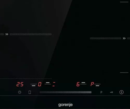 Gorenje ISC645BSC beépíthető indukciós főzőlap, 60cm, Slider vezérlés, 2 db AreaFlex összekapcsolható zóna, EggTimer, TimeAssist (3 év garancia)