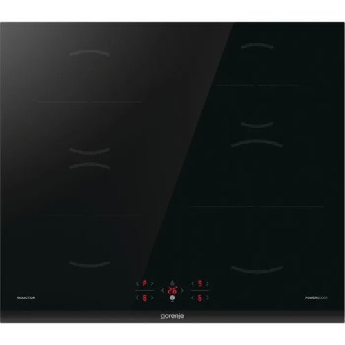 Gorenje GI6401BC Beépíthető indukciós főzőlap, 60 cm, érintővezérlés, Timer, PowerBoost, 4 főzőzóna, 3 év garancia