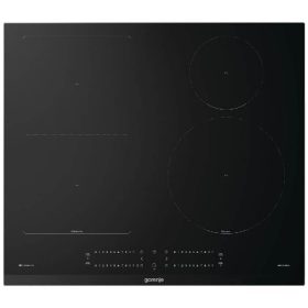   Gorenje GI6432BCWF beépíthető indukciós főzőlap, fekete, 60cm, Slider vezérlés, WIFI, BridgeArea, extra nagy zóna 23 cm, automata prog., Timer 