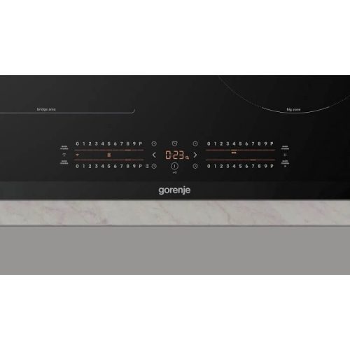 Gorenje GI6432BCWF beépíthető indukciós főzőlap, fekete, 60cm, Slider vezérlés, WIFI, BridgeArea, extra nagy zóna 23 cm, automata prog., Timer 