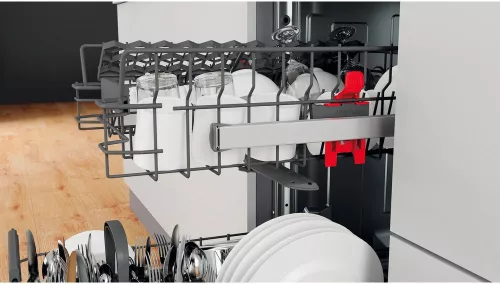Whirlpool WSBC 3M27 X Beépíthető keskeny mosogatógép, 10 teríték, E energiaosztály, 6 program