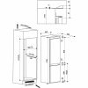Whirlpool ART 6711 SF2 beépíthető alulfagyasztós hűtőszekrény