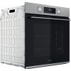 Whirlpool OMK58HU1X beépíthető elektromos sütő, inox, 11 funkcióval, digitális kijelzővel, 71 L, teleszkópos sütősín, hidrolitikus öntisztítás