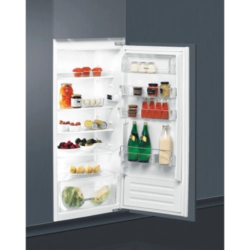 Whirlpool ARG 7182 Beépíthető egyajtós hűtőszekrény, fehér, E energiaosztály, 209 L