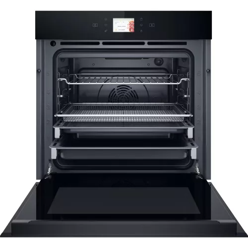 Whirlpool WOI118HT2SBA Beépíthető elektromos sütő, Fekete üveg, 6. Érzék funkció receptekkel, MF8, SmartClean (hidrolitikus) sütőtisztítás, "A+" energiaosztály
