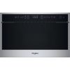 Whirlpool WMN464BX Beépíthető mikrohullámú sütő, Inox, 22 liter, mikrohullám teljesítmény 750 W, oldalra nyíló üvegajtó, LED kijelző