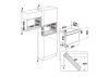 Whirlpool WMN464BX Beépíthető mikrohullámú sütő, Inox, 22 liter, mikrohullám teljesítmény 750 W, oldalra nyíló üvegajtó, LED kijelző