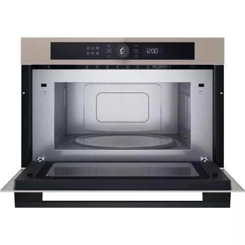 Whirlpool WMD54MBG Beépíthető mikrohullámú sütő, szatén, , 31 liter, 6. Érzék funkciók, mikrohullám teljesítmény 1000W, CRISP, grill, digitális kijelző