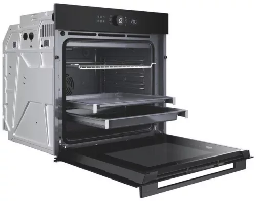 Whirlpool WOI5S8HM2SBA beépíthető sütő, teleszkópos sütősín,(hidrolitikus) sütőtisztítás , fekete