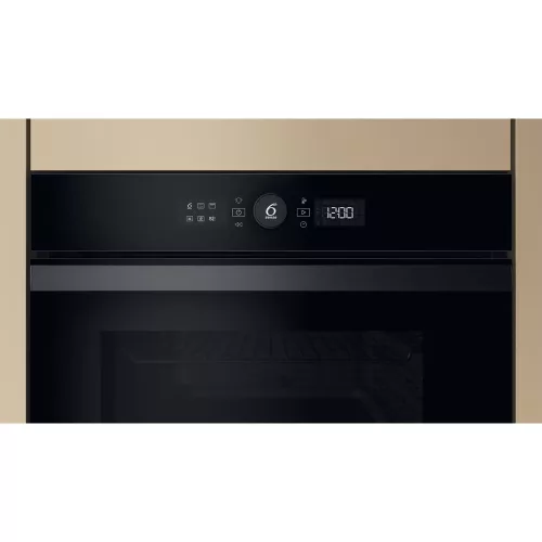 Whirlpool WOI4S8PM2SBA Beépíthető sütő, teleszkópos sütősín, fekete, 73 L, A+ energiaosztály