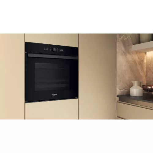 Whirlpool WOI4S8PM2SBA Beépíthető sütő, teleszkópos sütősín, fekete, 73 L, A+ energiaosztály
