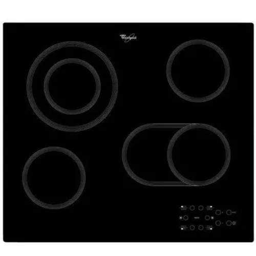 Whirlpool AKT 8190/BA üvegkerámia főzőlap, fekete, 6300 W, érintőszenzoros, gyerekzár, booster funkció nélkül