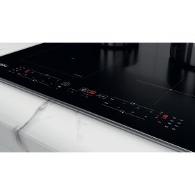   Whirlpool WL B5860 AL indukciós főzőlap, fekete, körben fém keretes,