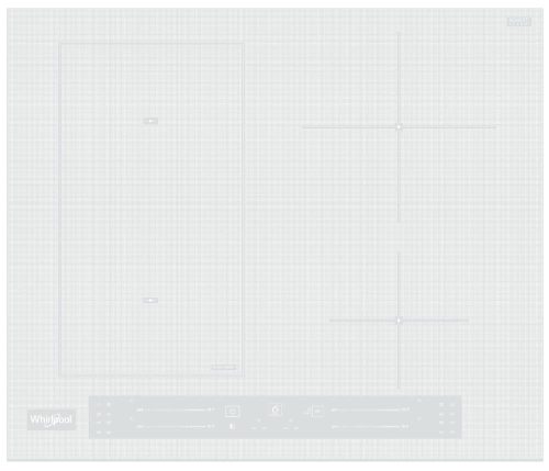 Whirlpool WL S5360 BF/W indukciós főzőlap, fehér