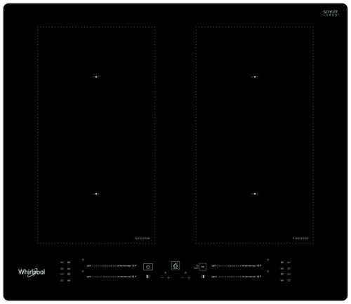 Whirlpool WL S1360 NE indukciós főzőlap, fekete, 7200 W, érintőszenzoros, gyerekzár, booster funkció