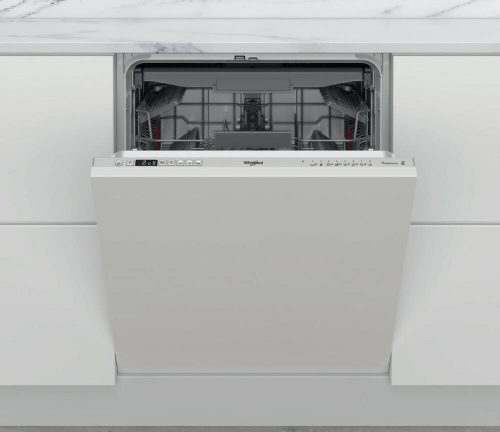 Whirlpool WIC 3C34 PFE S teljesen integrálható 60 cm-es beépíthető mosogatógép