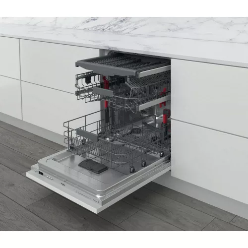 Whirlpool WIC 3C34 PFE S teljesen integrálható 60 cm-es beépíthető mosogatógép
