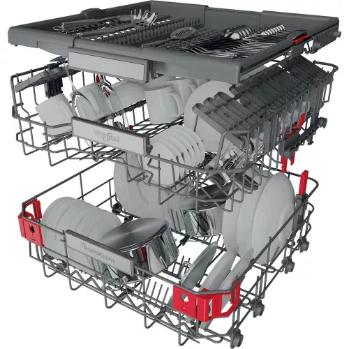 Whirlpool WIO 3O540 PELG teljesen integrálható 60 cm-es beépíthető mosogatógép
