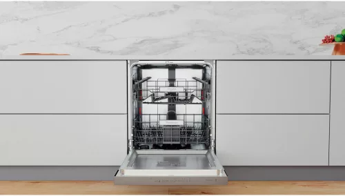 Whirlpool WBO 3T341 P X külső vezérlőpaneles, 60 cm-es beépíthető mosogatógép, inox