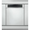 Whirlpool WBO 3O33 PL X külső vezérlőpaneles, 60 cm-es beépíthető mosogatógép, inox