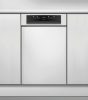 Whirlpool WSBO 3O23 PF X külső vezérlőpaneles, 45 cm-es beépíthető mosogatógép, inox