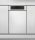 Whirlpool WSBO 3O23 PF X külső vezérlőpaneles, 45 cm-es beépíthető mosogatógép, inox