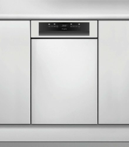 Whirlpool WSBO 3O23 PF X külső vezérlőpaneles, 45 cm-es beépíthető mosogatógép, inox