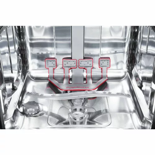 Whirlpool WSBO 3O34 PF X külső vezérlőpaneles, 45 cm-es beépíthető mosogatógép, inox