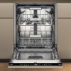 Whirlpool W7I HT40 TS teljesen integrálható mosogatógép, "C" energiaosztály