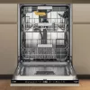 Whirlpool W8I HT58 TS teljesen integrálható mosogatógép,  "B" energiaosztály