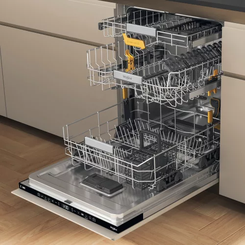 Whirlpool W8I HT58 TS teljesen integrálható mosogatógép,  "B" energiaosztály