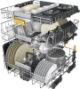 Whirlpool W8I HT58 TS teljesen integrálható mosogatógép,  "B" energiaosztály