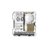 Whirlpool WH6IB16AM6T0 teljesen beépíthető mogogatógép, 60cm, 16 teríték, MaxiSpace, Evőeszköztartó fiók, Eco program, PowerClean