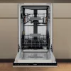 Whirlpool WH6IC11BS7LSA0 Teljesen integrálható keskeny mosogatógép, "C" energiaosztály, 11 teríték, PowerClean