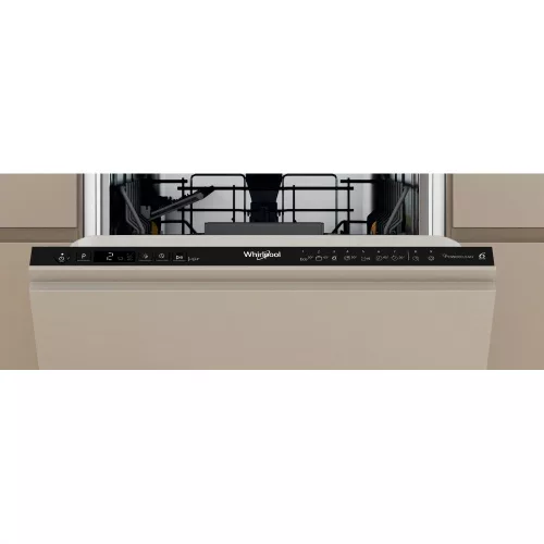 Whirlpool WH6IC11BS7LSA0 Teljesen integrálható keskeny mosogatógép, "C" energiaosztály, 11 teríték, PowerClean