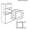 AEG MBE2658DEM beépíthető mikrohullámú sütő, 26 l, érintőkijelző, elektronikus ajtónyitás