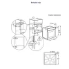 Electrolux LOE8P38Z MealAssist beépíthető elektromos sütő, pirolitikus tisztítás, érintővezérlés, SoftClosing ajtó, gyorsfelfűtés, teleszkópos sütősín, 72l