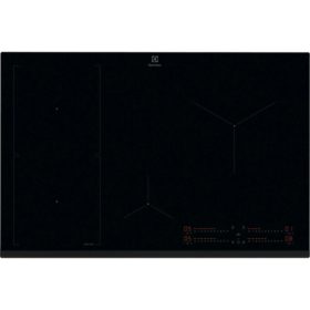   Electrolux EIS82453 SenseBoil beépíthető indukciós főzőlap, 80 cm, SenseCook Boil automata forralás program, Bridge funkció, csúszkás érintővezérlés