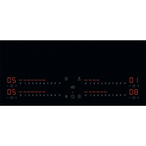 Electrolux EIS82453 SenseBoil beépíthető indukciós főzőlap, 80 cm, SenseCook Boil automata forralás program, Bridge funkció, csúszkás érintővezérlés