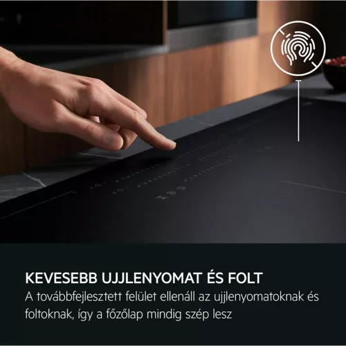 Electrolux EIV63443CT beépíthető indukciós főzőlap, Bridge funkció, 60 cm, Hob2Hood, SaphirMatt üvegfelület, érintővezérlés, időzítő
