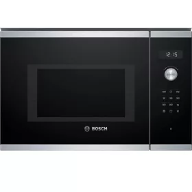   Bosch BEL554MS0 beépíthető mikrohullámú sütő - Serie6 - 900W - grill funkció - 25 liter, fekete-nemesacél 