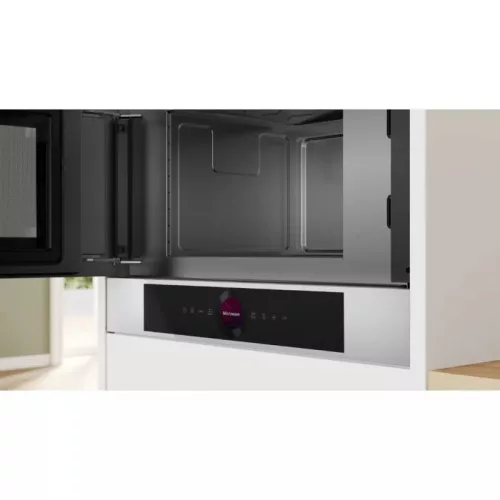 Bosch BFL7221W1 Beépíthető mikrohullámú sütő, 21 L, fehér, balra nyíló