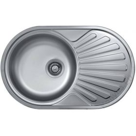   Livinox Egykörtál csepptálcás mosogató 45x77 3 1/2", natúr